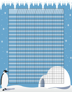 Add some Antarctic flair to your goal tracking this Winter with our Penguin Vertical Incentive Chart!