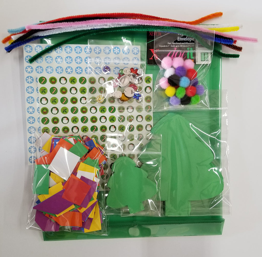 All you need for Holiday Crafting Fun with our new Christmas Tree Deluxe Activity Kits!