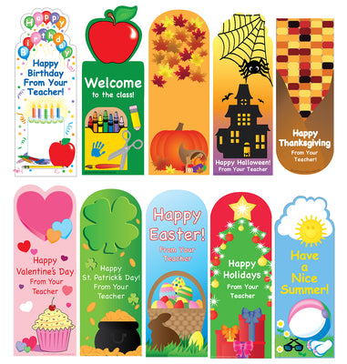 From Your Teacher Bookmarks - Set of 10 - Creative Shapes Etc.