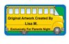 Nametag - School Bus