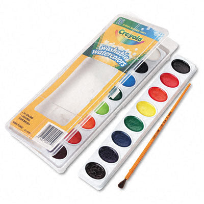 Crayola BIN530555 Crayola Washable Watercolor Paint- 16 Assorted Color