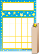 Progress Pad/ Stamps Set - Stars - Creative Shapes Etc.