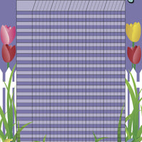 Vertical Incentive Chart - Spring - Creative Shapes Etc.