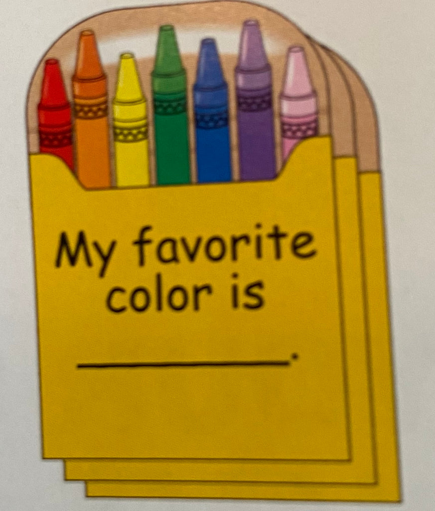 Large Notepad - Crayon Box