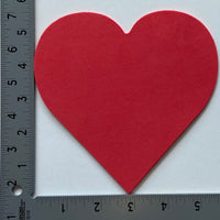 Heart Large Tri-Color Creative Cut-Outs- 5.5” - Creative Shapes Etc.