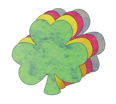 Shamrock Marble Assorted Color Creative Cut-Outs- 5.5