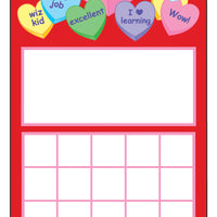 Personal Incentive Chart - Heart - Creative Shapes Etc.