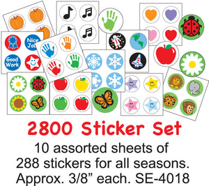 Classroom Incentive Sticker Set - Creative Shapes Etc.