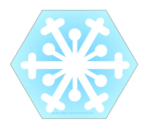 Mini Notepad - Snowflake - Creative Shapes Etc.