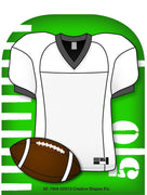 Mini Notepad - Football Jersey - Creative Shapes Etc.
