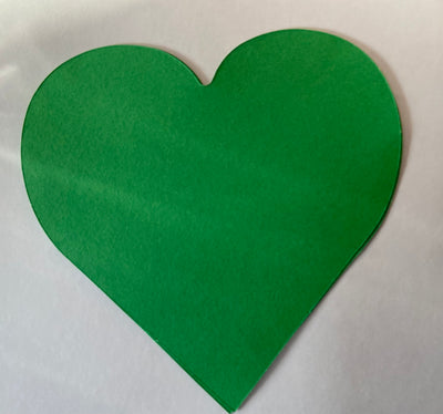 Large Single Color Cut-Out - St. Patrick's Day Heart - Creative Shapes Etc.