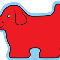 Large Notepad - Red Dog - Creative Shapes Etc.
