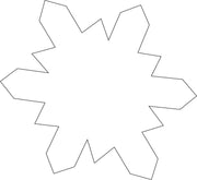 Sticky Shape Notepad - Snowflake - Creative Shapes Etc.