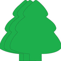 Evergreen Tree Single Color Super Cut-Outs- 8” x 10” - Creative Shapes Etc.