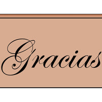 Teacher's Stamp Spanish - Gracias (Thank You) - Creative Shapes Etc.