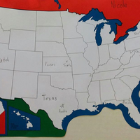 Unlabeled U.S.- Practice Maps - Creative Shapes Etc.