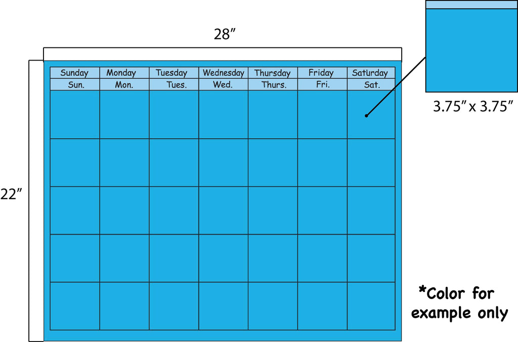 Horizontal Calendar - White horizontal-calendar-white