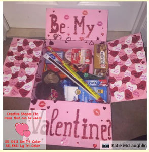 Use Hearts To Decorate Valentine's Day Care Packages for Loved Ones!