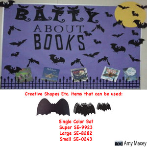 Batty About Books Bulletin Board Idea