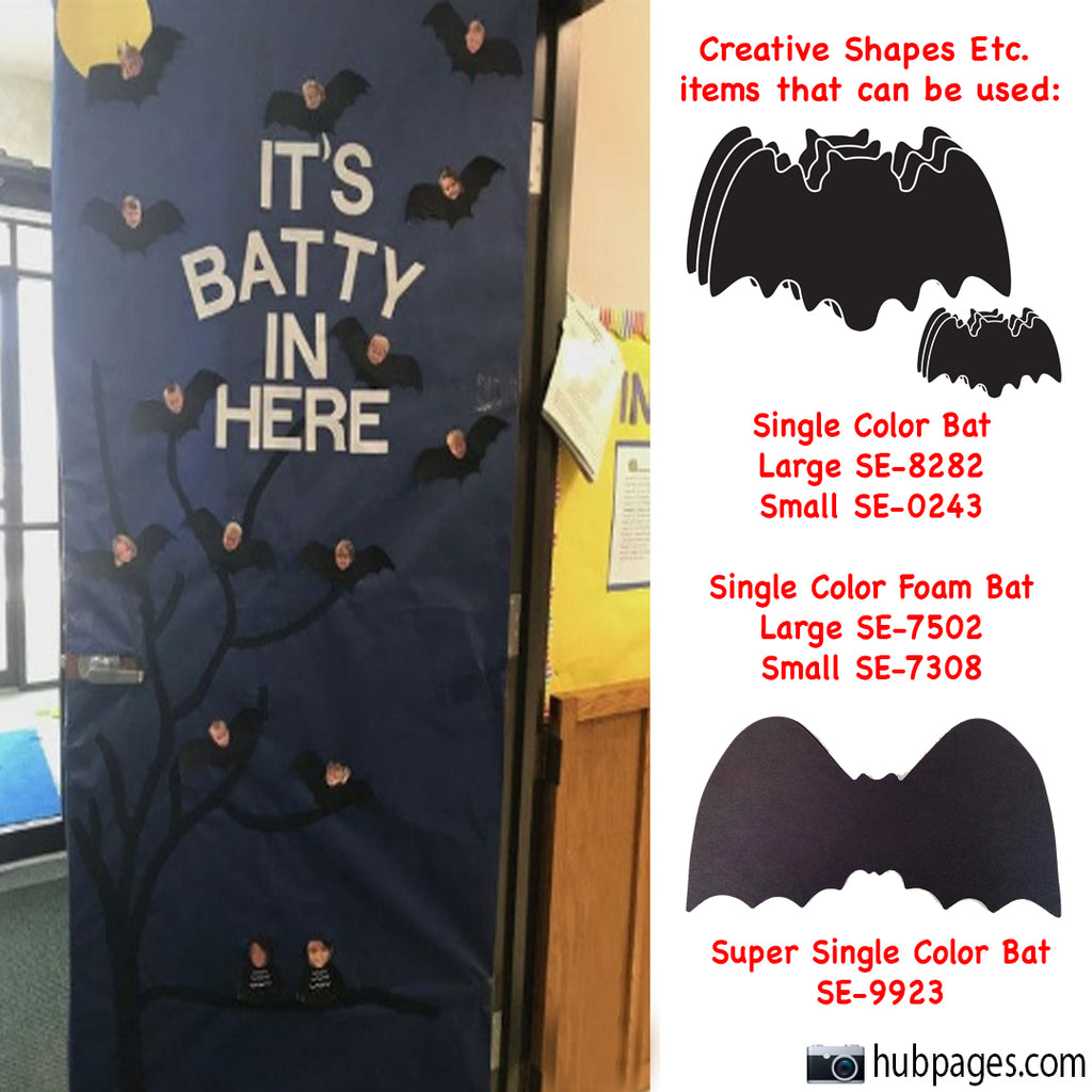 It's getting batty in here as Halloween creeps closer! A fun way to decorate your classroom for the holiday!