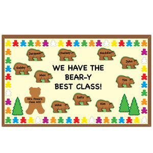 Show off your BEAR-Y Best Class with a fun Bear themed Bulletin Board Design!