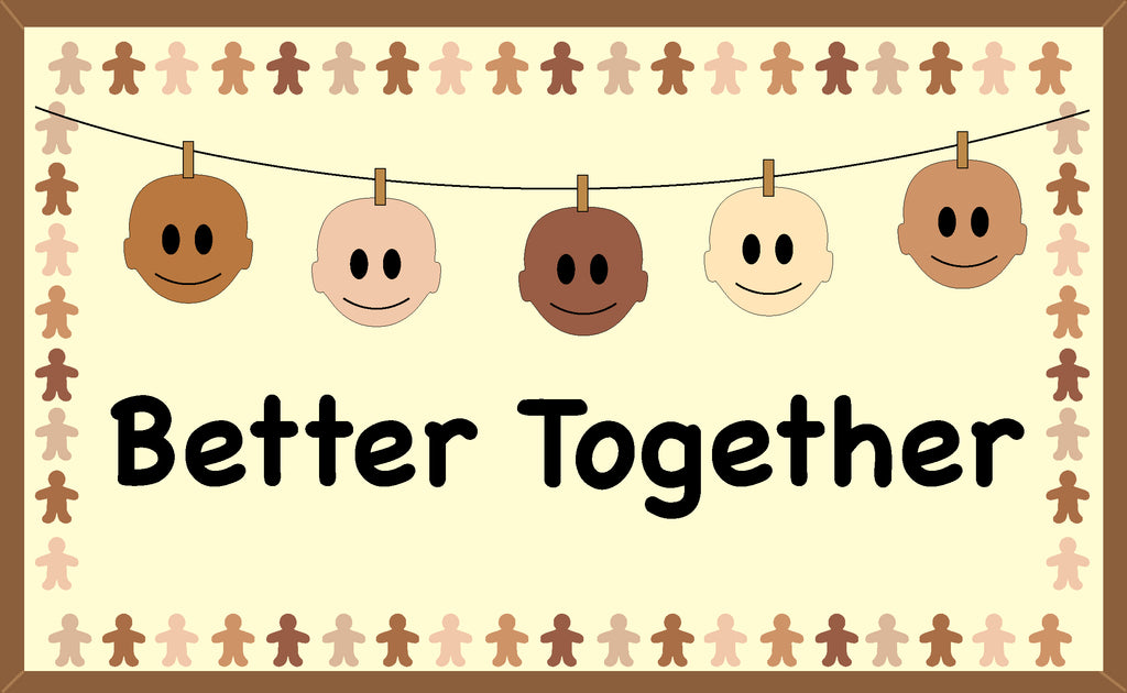 Use Multicultural Cut-Outs for Unity themed Bulletin Boards!
