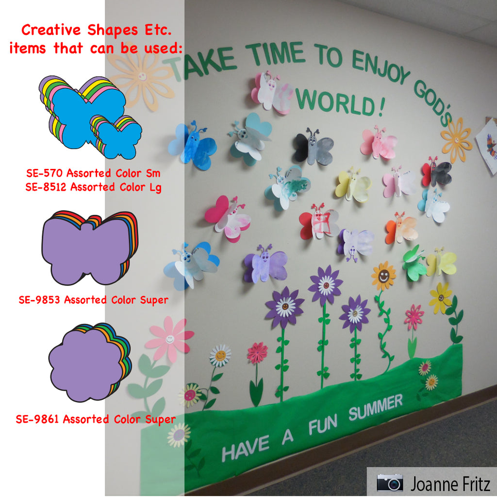 Remind Kids to Enjoy the World Around Them with Summer/Spring Decorations