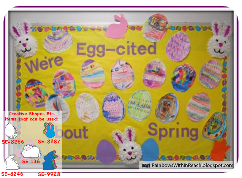 Egg-cited About Spring Classroom Bulletin Board