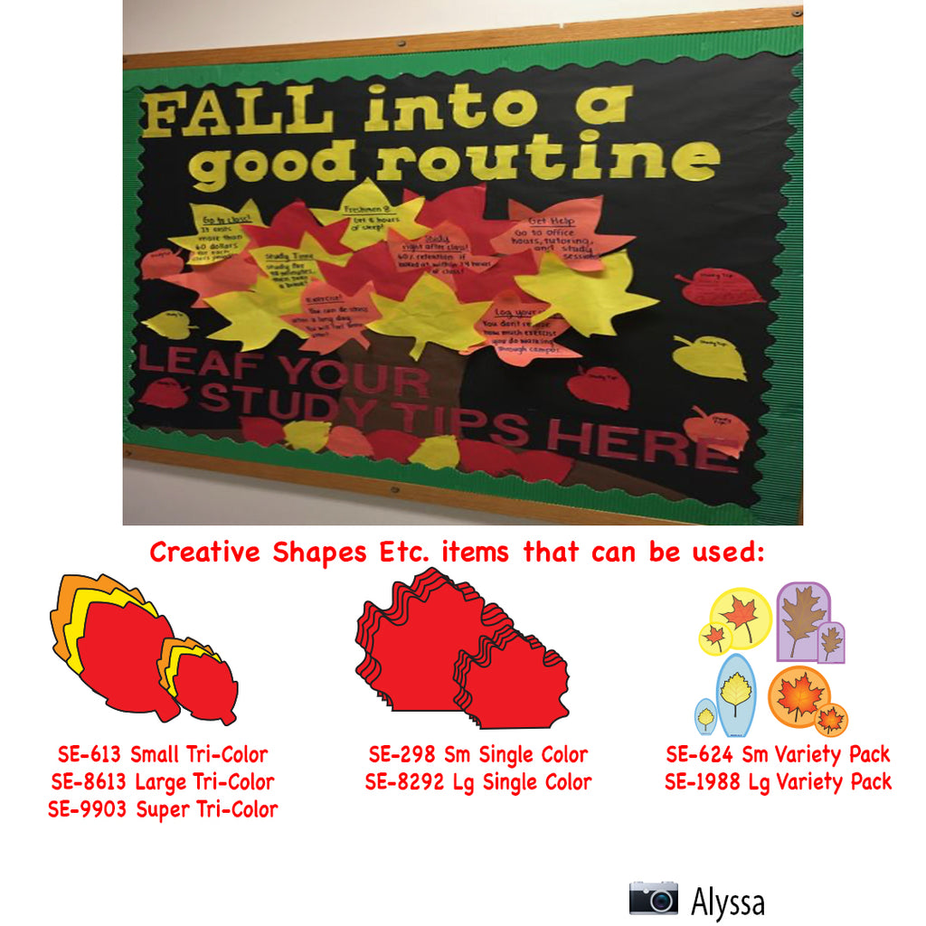 Teach good study habits with a cute Fall themed bulletin board!