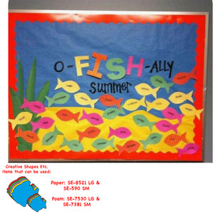 O-Fish-Ally Summer Bulletin Board Idea