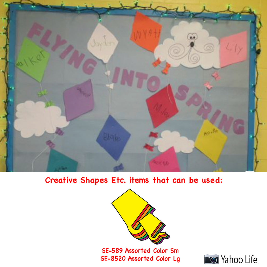 Spring Shape Flying Fly Into Spring with Creative Shapes Etc. Creative Cut-Outs!