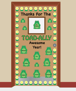 Thanks for the Toad-ally awesome year classroom door idea!