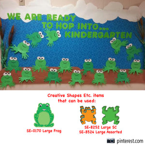 Hop Into Kindergarten with this cute back to School Bulletin Board!
