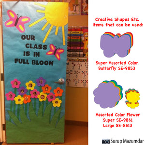 Full Bloom Spring Classroom Door Idea