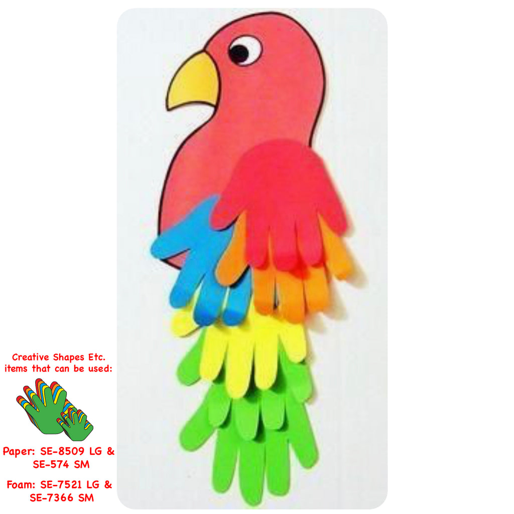 Hand Parrot Craft