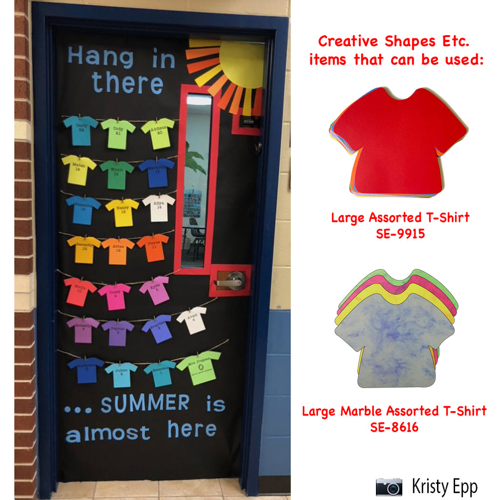 Hang in there, Summer is almost here! Classroom Door Design