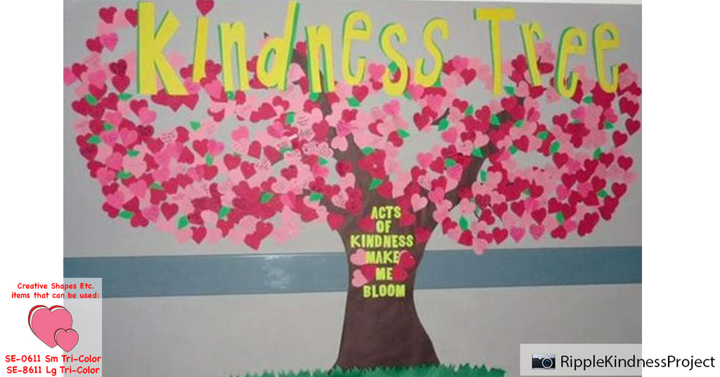 Use Hearts For A School Wide Kindness Project!