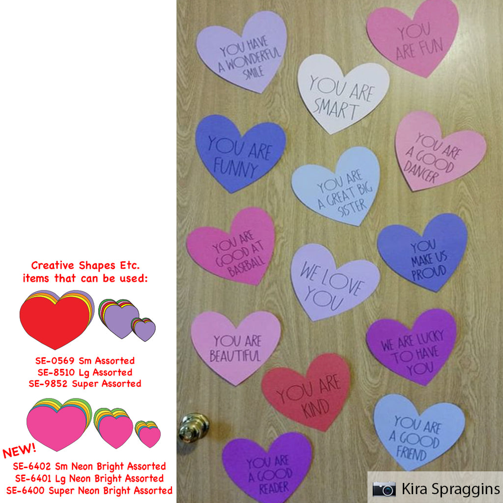 Decorate Your Child's Bedroom Door with Positive Messages this Valentine's Day!