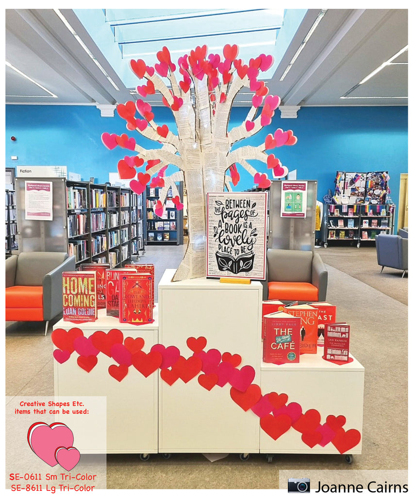 Help a love of reading to grow with Heart Cut-Outs!