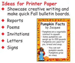 Many uses for Printer Paper