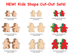Introducing our New Kid Shape Cut-Out Sets!