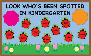 Welcome Students to Kindergarten With A Cute Ladybug Bulletin Board