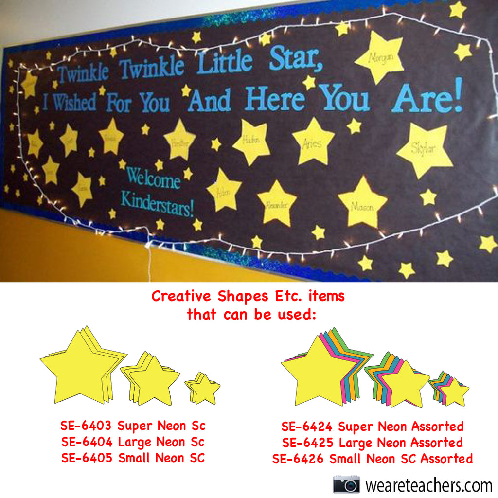 Have a Bright Start to the School Year with this Star Filled Bulletin Board