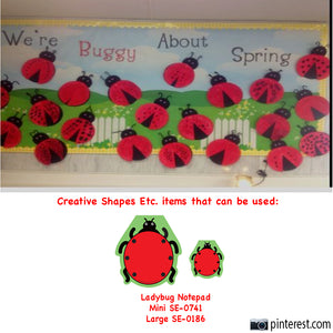 "We're Buggy About Spring" Classroom Bulletin Board