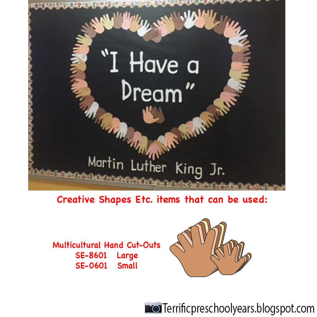 Easily Create a Bulletin Board Celebrating Martin Luther King Jr. for Black History Month!