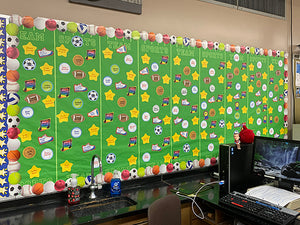 Create bulletin boards for high school students