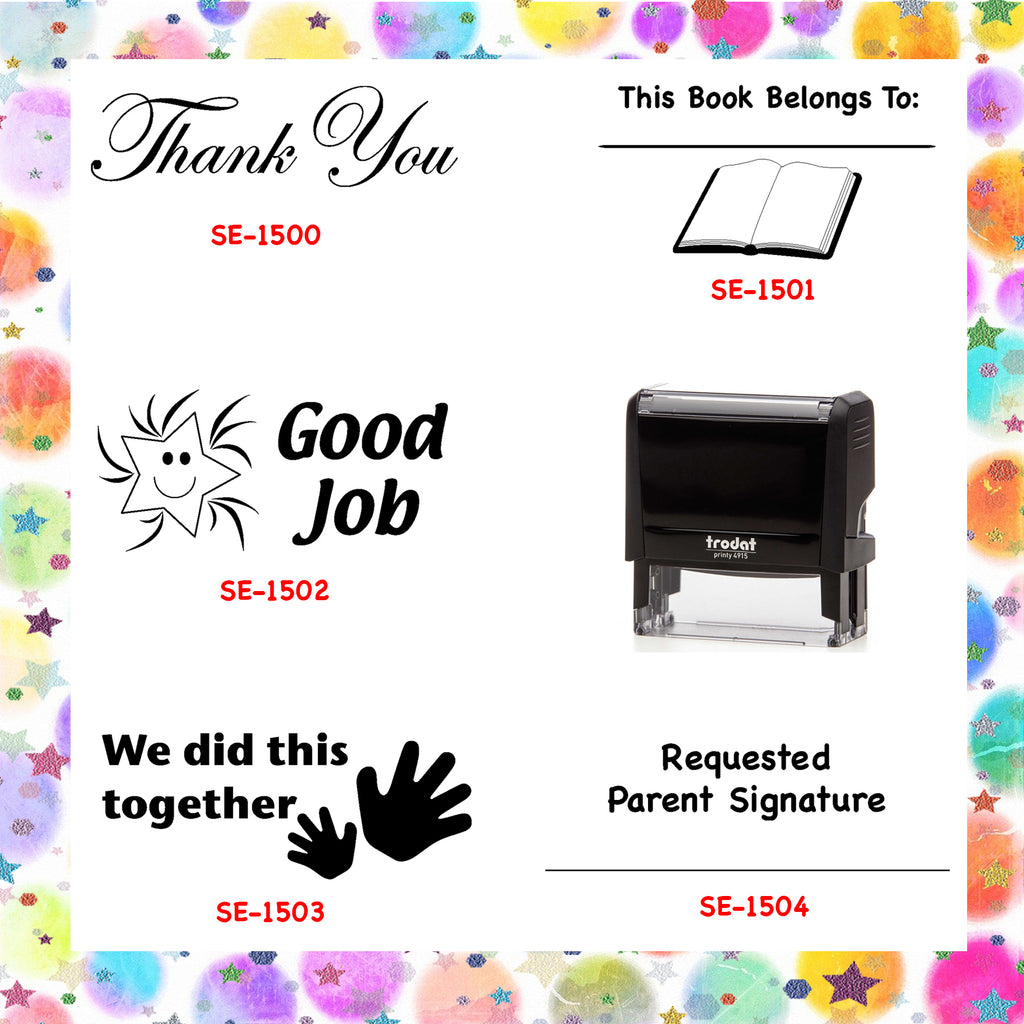 Check Out Our Newest Self-Inking Teacher Stamps!