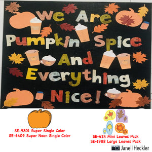 Pumpkin Spice Bulletin Board for Fall Decorating!