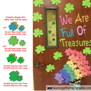 Decorating Your Classroom Door Is Easy and Fun with Creative Shapes Etc.!