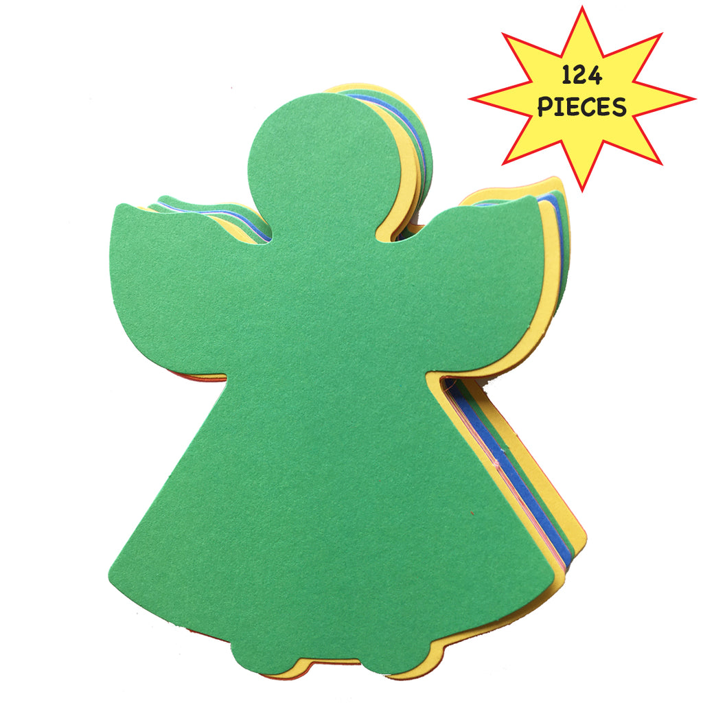New 124pcs Assorted Angels -Plenty of cut-outs for all your Holiday Cr